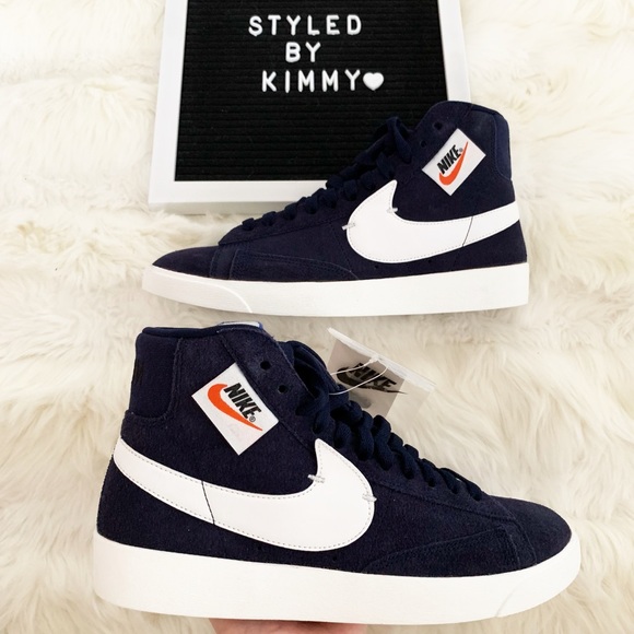 Nike Shoes - 🌸 NIKE Blazer Mid Rebel Sneakers Shoes New Blue